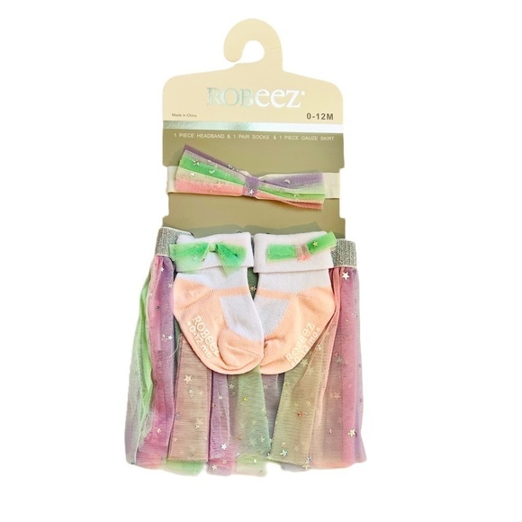 Robeez Baby Girl Star Tutu Matching Set - Picture 1 of 7